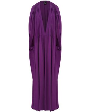 Платье макси Ann Demeulemeester, фиолетовое