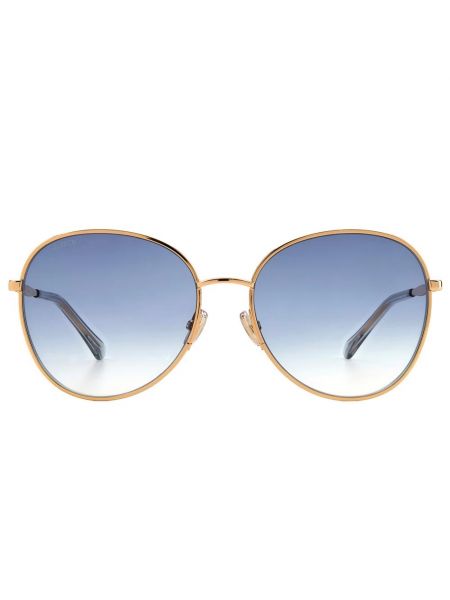 Okulary przeciwsłoneczne z różowego złota Jimmy Choo