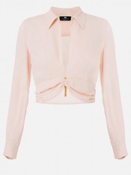 Рубашка Elisabetta Franchi розовая