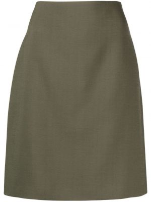 Vlnená puzdrová sukňa Ralph Lauren Collection zelená