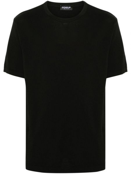 Tricou cu broderie Dondup negru