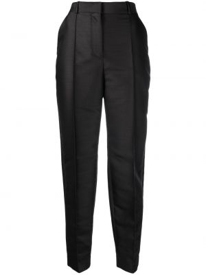 Pantalon slim plissé Toteme noir