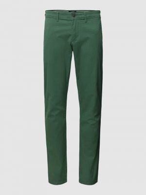 Obcisłe spodnie slim fit Mcneal zielone
