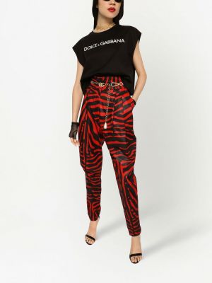 Hose mit print mit zebra-muster Dolce & Gabbana