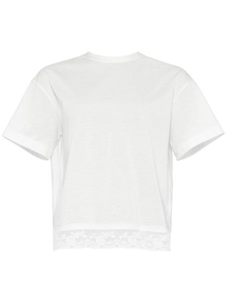 Βαμβακερή μπλούζα Eres λευκό