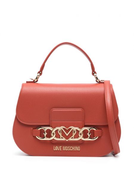 Shopping bag Love Moschino orange