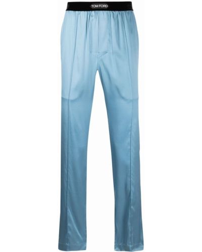 Pantalones con bordado Tom Ford azul