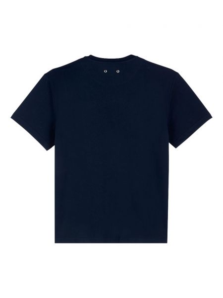 Kokvilnas t-krekls Vilebrequin zils