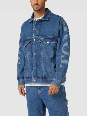 Kurtka jeansowa oversize Tommy Jeans niebieska