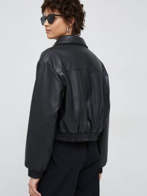 Oversized rövid kabát United Colors Of Benetton fekete