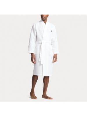 Manteau ceinturé en coton Polo Ralph Lauren blanc