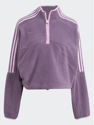 Veste en polaire large Adidas violet