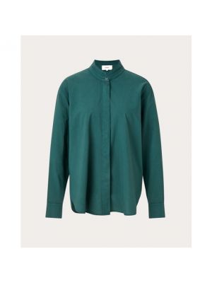 Camisa de algodón Xirena verde