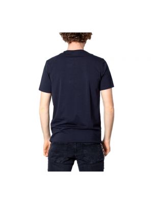 Camisa de algodón Armani Exchange azul