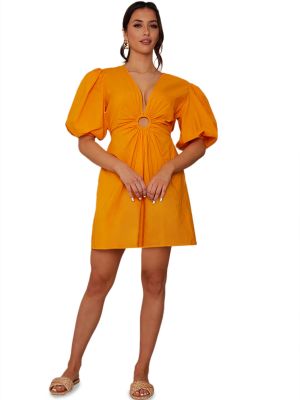 Φόρεμα Chi Chi London πορτοκαλί