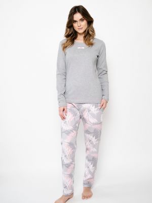 Pijamale cu imagine cu mâneci lungi melange Italian Fashion