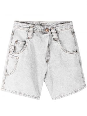 Shorts di jeans con tasche Brunello Cucinelli grigio