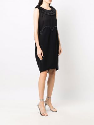 Šaty bez rukávů Yves Saint Laurent Pre-owned černé