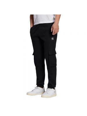 Czarne spodnie cargo Adidas