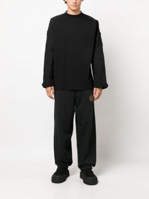 Spodnie sportowe bawełniane 032c czarne