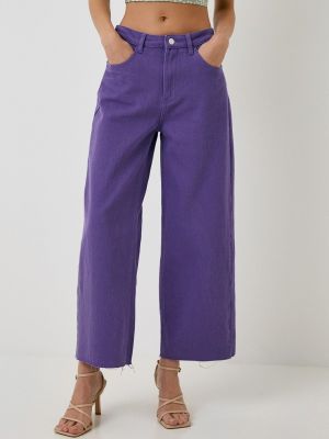 Фиолетовые джинсы клеш Zolla