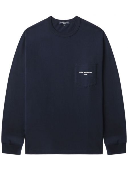 Baskılı sweatshirt Comme Des Garçons Homme mavi