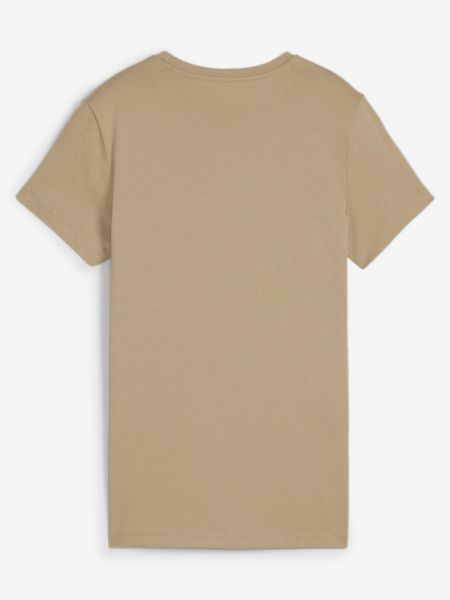 T-shirt mit stickerei Puma beige