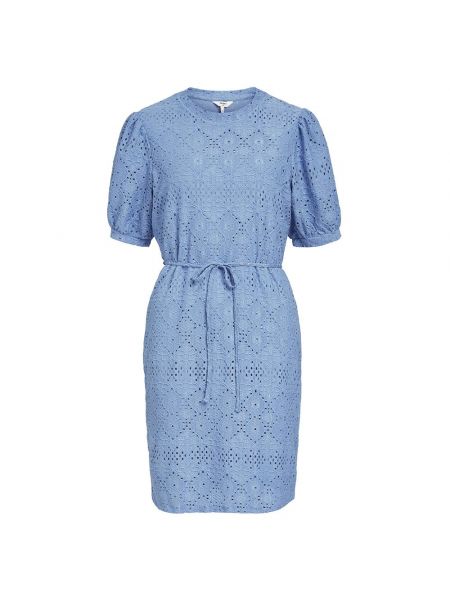 Платье мини с коротким рукавом Object синее