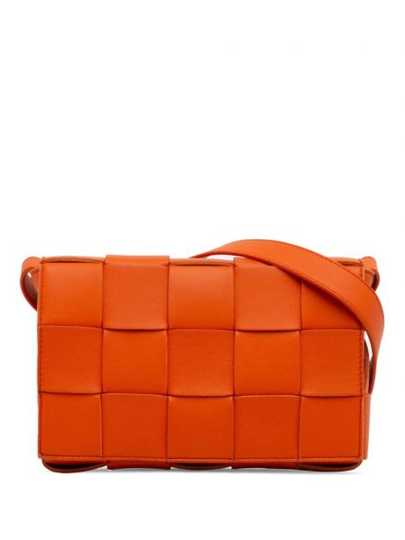 Crossbody táska Bottega Veneta Pre-owned narancsszínű
