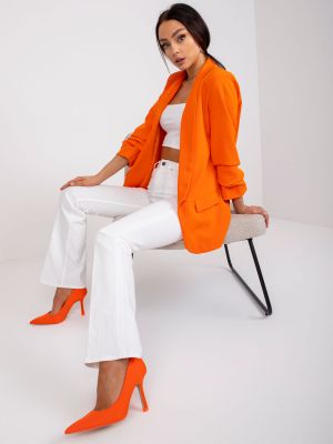 Sacou clasic Fashionhunters portocaliu