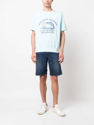 Polo krekls ar apdruku Polo Ralph Lauren zils