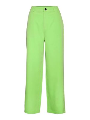 Широки панталони тип „марлен“ Noisy May зелено