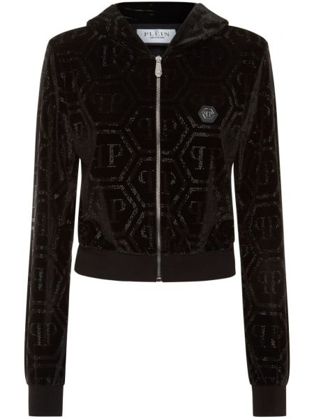 Kristaller hoodie Philipp Plein siyah