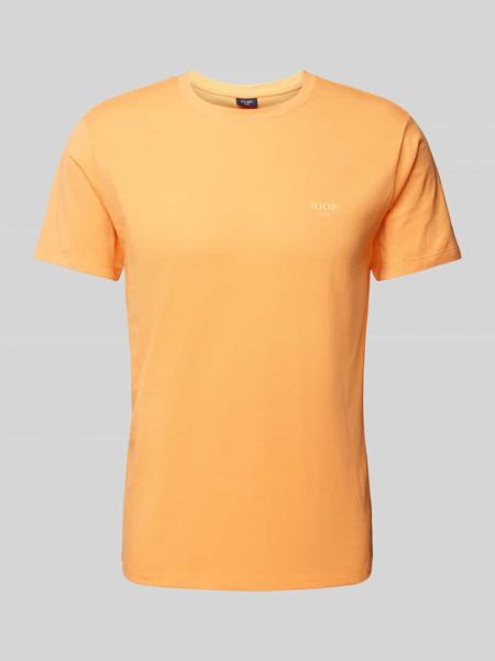 Koszulka w jednolitym kolorze Joop! Jeans pomarańczowa