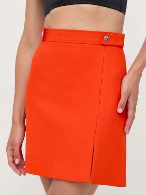Mini sukně Boss oranžové