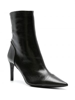 Ankle boots en cuir Del Carlo noir