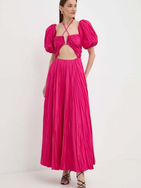 Obleka Luisa Spagnoli roza