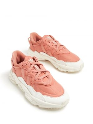 Sneakersy w paski Adidas Ozweego różowe