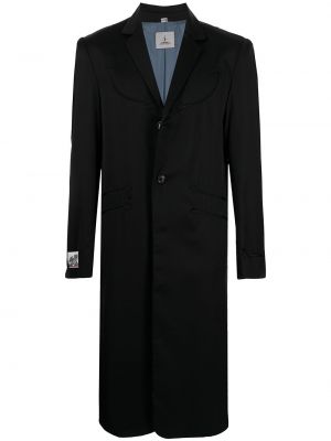 Μάλλινο παλτό Boramy Viguier μαύρο
