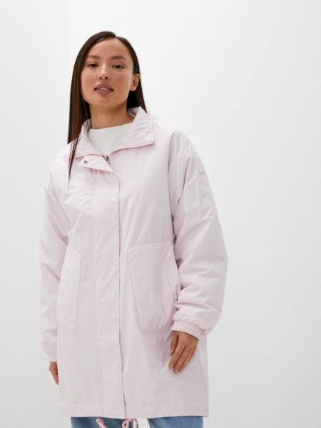 Утепленная демисезонная куртка Hoops розовая