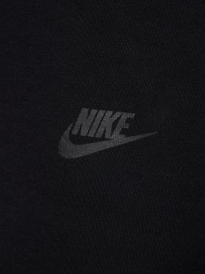 Fleece rövidnadrág Nike fekete