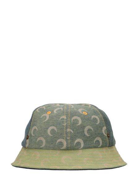 Bavlněný klobouk Marine Serre zelený
