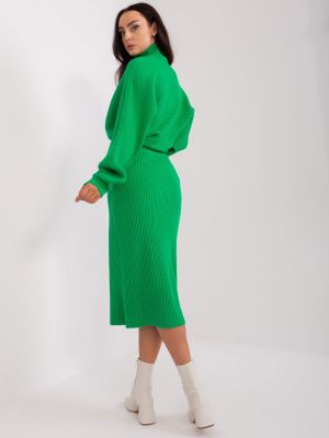 Spódnica Fashionhunters zielona