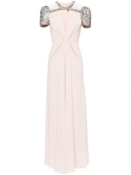 Κοκτέιλ φόρεμα Jenny Packham ροζ