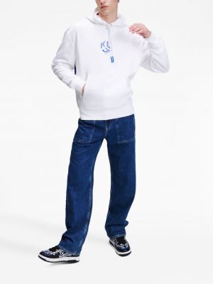 Mikina s kapucí s potiskem jersey Karl Lagerfeld Jeans