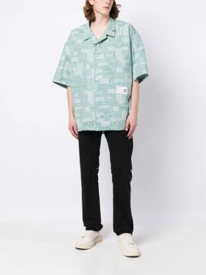 Košile s potiskem Maison Mihara Yasuhiro zelená