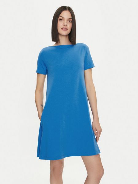 Priliehavé šaty United Colors Of Benetton modrá