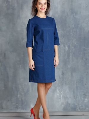 Платье Арт-Мари синее