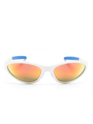 Białe okulary przeciwsłoneczne Marine Serre