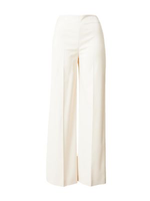 Памучни широки панталони тип „марлен“ Drykorn бяло